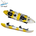 cheap plastic sit top 3 person kayaks made in China